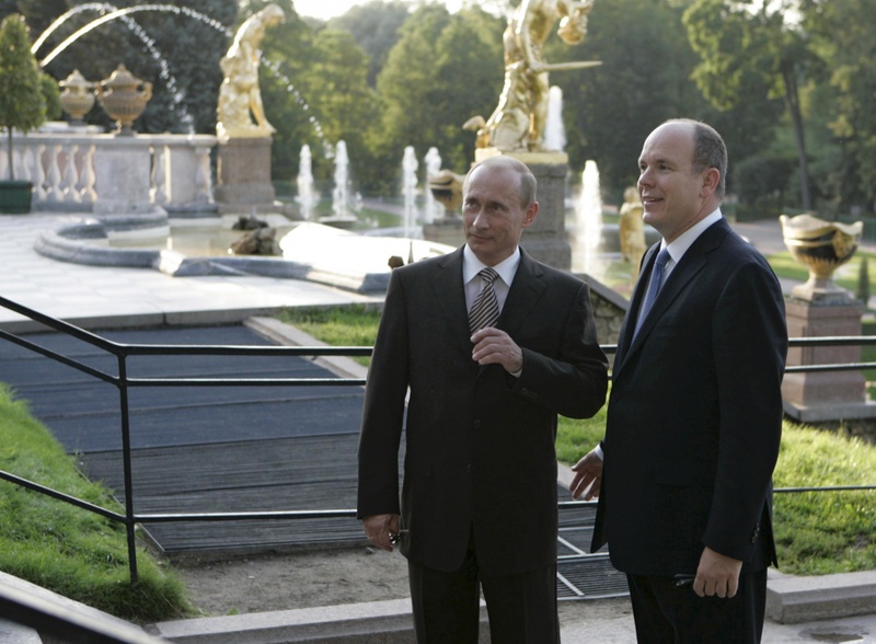 Владимир Путин и Принц Монако Альберт II. Фото REUTERS/RIA Novosti©
