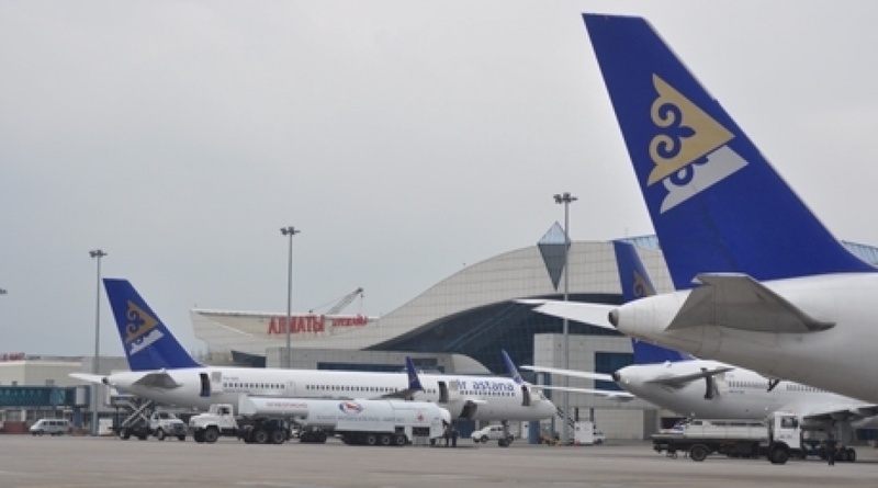  Самолеты авиакомпании "Эйр Астана" в аэропорту Алматы. Фото с сайта vesti.kz