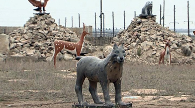 В степи появился целый парк скульптур.  ©tengrinews.kz