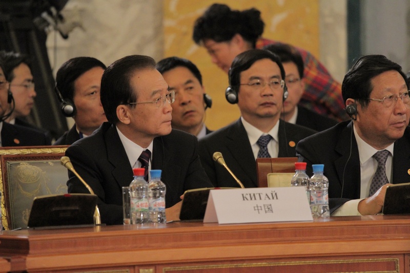 Китайская делегация на заседании стран ШОС. ©Даниал Окасов