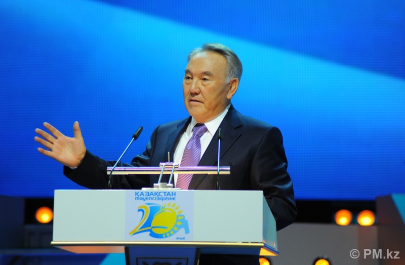 Выступление Президента Казахстана Нурсултана Назарбаева. Фото с сайта pm.kz