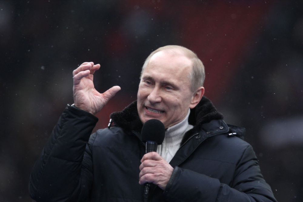 Кандидат в президенты РФ Владимир Путин. Фото РИА Новости©