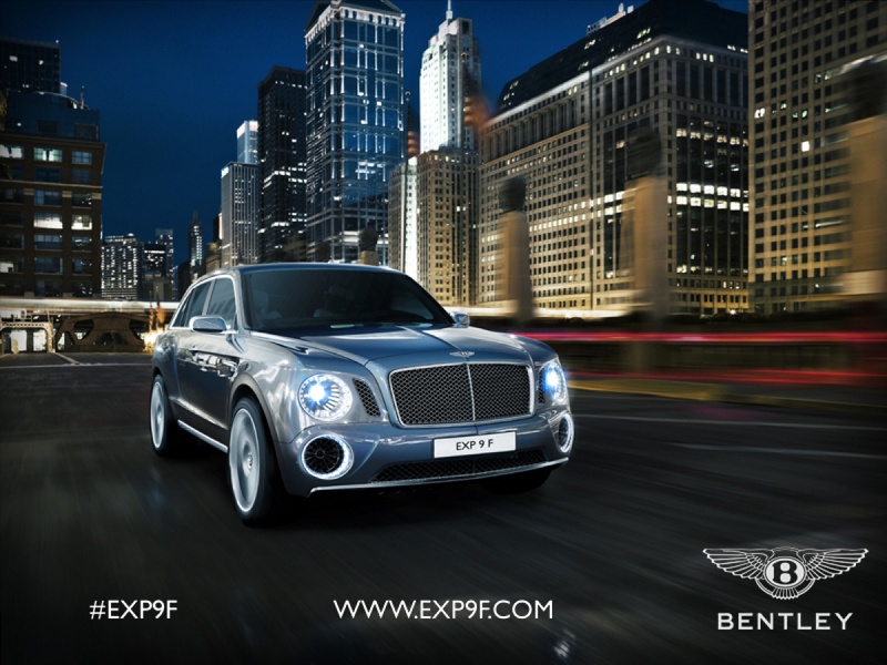 Bentley EXP 9 F. Фото с сайта bentleymotors.com