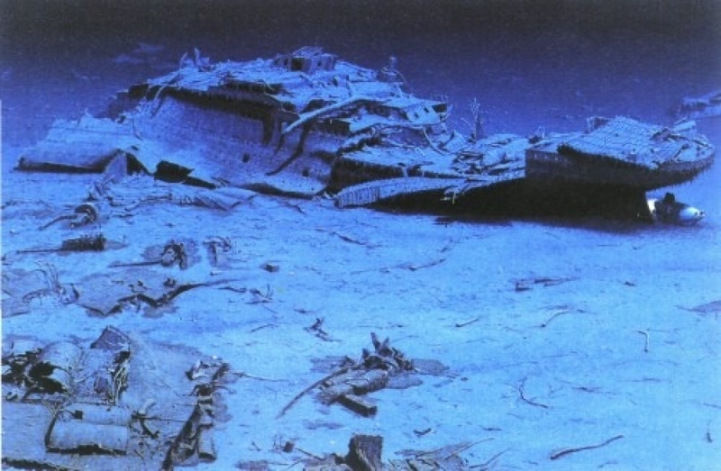 Обломки "Титаника". Фото с сайта historyevents.ru