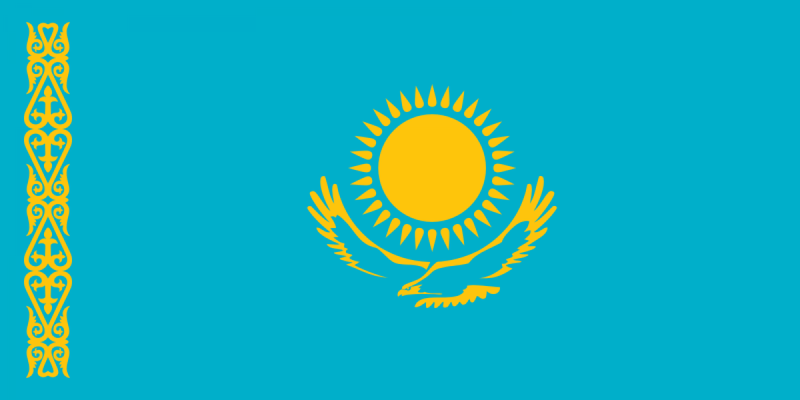 Флаг Казахстана. Картинка с архива Tengrinews