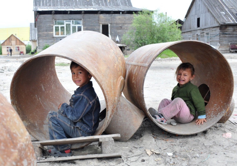 Дети из цыганского табора. Фото РИА Новости©