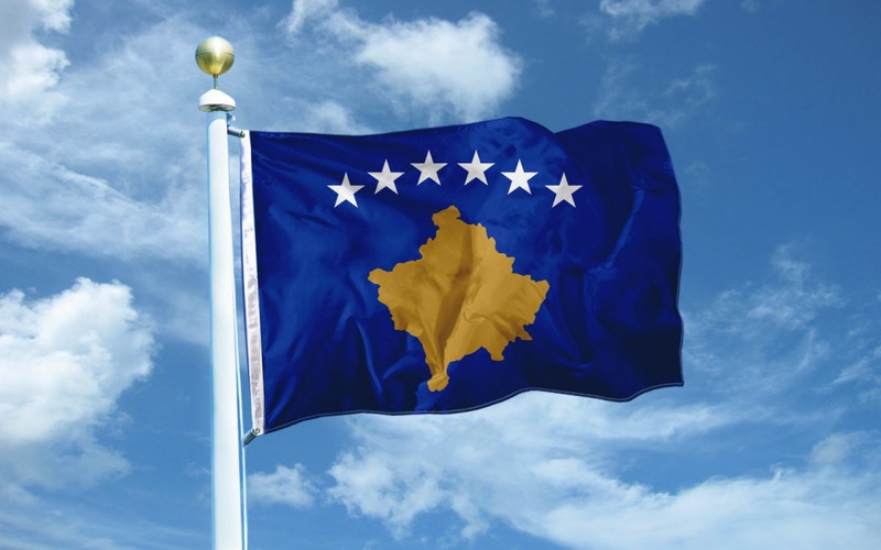 Флаг Косово. Фото ©<a href="http://www.epochtimes.com.ua" target="_blank">epochtimes.com.ua</a>