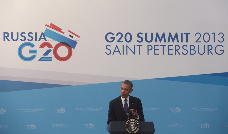 Барак Обама на саммите G20. Фото ©РИА Новости, Сергей Гунеев