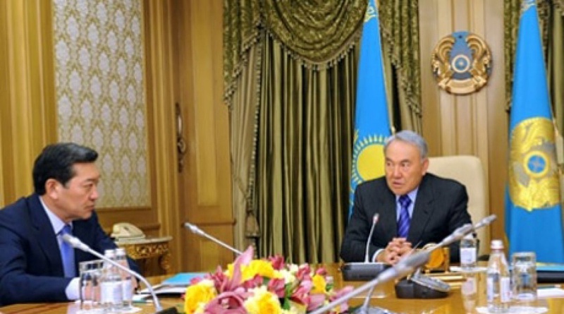 Президент Казахстана Нурсултан Назарбаев принял премьер-министра Серика Ахметова. Фото ©akorda.kz
