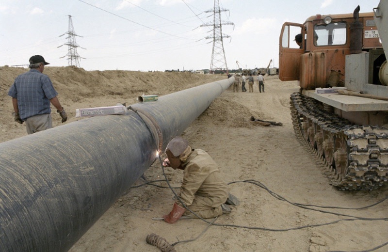 Строительство газопровода. ©РИА Новости
