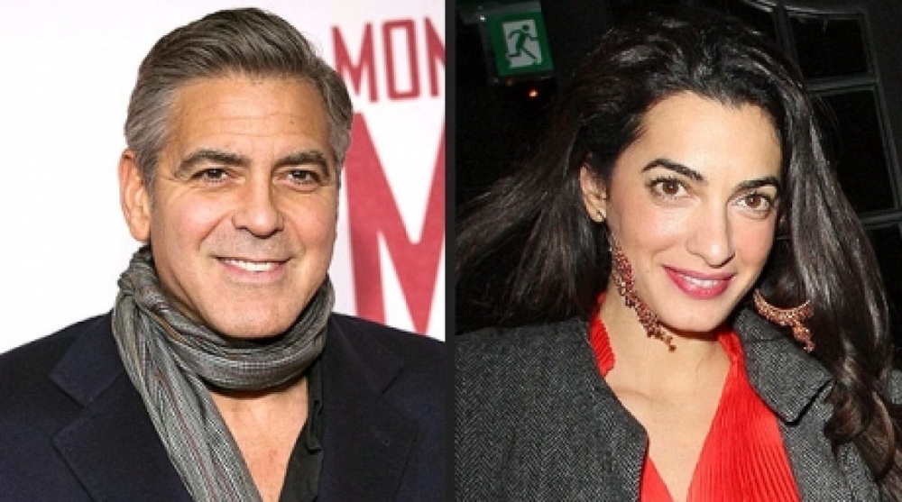 Джордж Клуни и Амал Аламуддин. Фото people.com