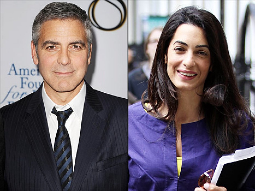 Джордж Клуни и Амаль Аламуддин. Фото с сайта starslife.ru
