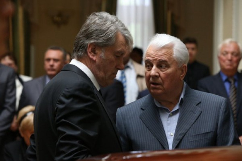 Виктор Ющенко и Леонид Кравчук. Фото с сайта kyiv.osp-ua.info