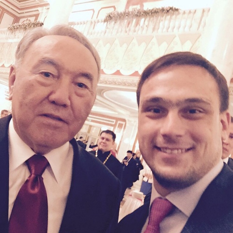 Нурсултан Назарбаев и Илья Ильин. Фото: Instagram/ ilyailyin4ever