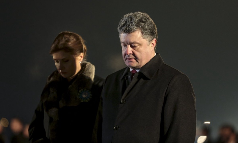 Петр Порошенко с супругой посетил мероприятия по случаю 70 годовщины освобождения Освенцима. Фото пресс-службы президента Украины