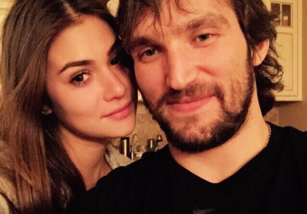 Анастасия Шубская и Александр Овечкин. Фото хоккеиста в Instagram. 