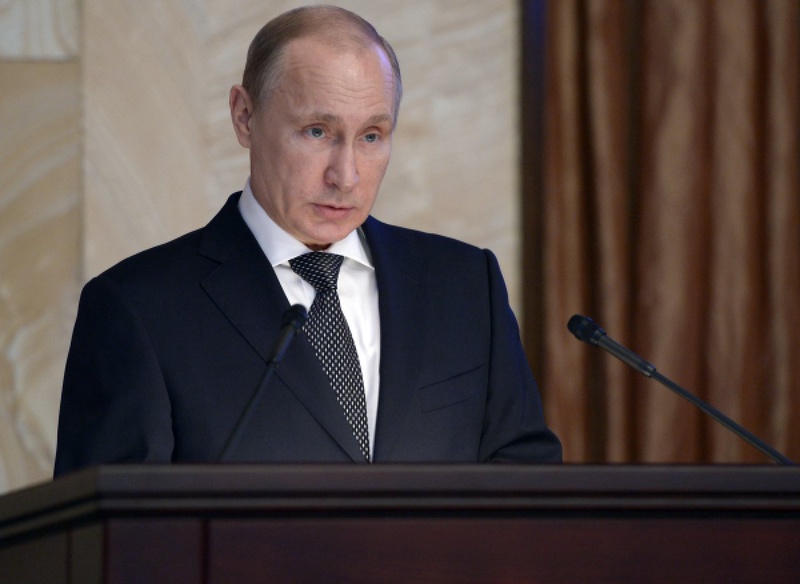 Владимир Путин на заседании коллегии ФСБ. © РИА Новости