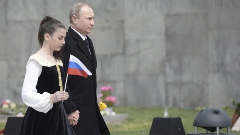 Владимир Путин в Ереване на мероприятии в память о геноциде армян. © Reuters