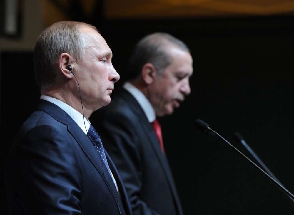 Владимир Путин и Тайип Эрдоган. РИА Новости©