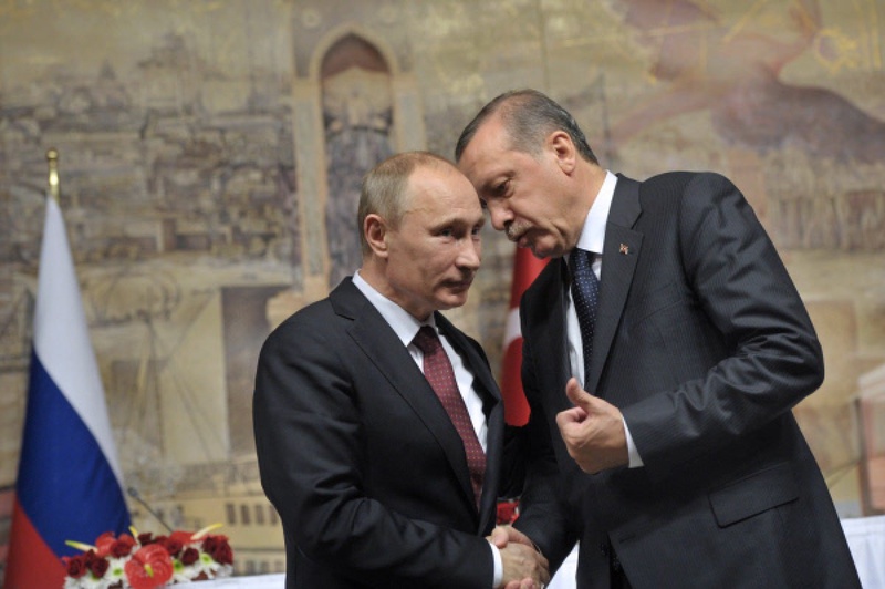 Владимир Путин и Тайип Эрдоган. РИА Новости©