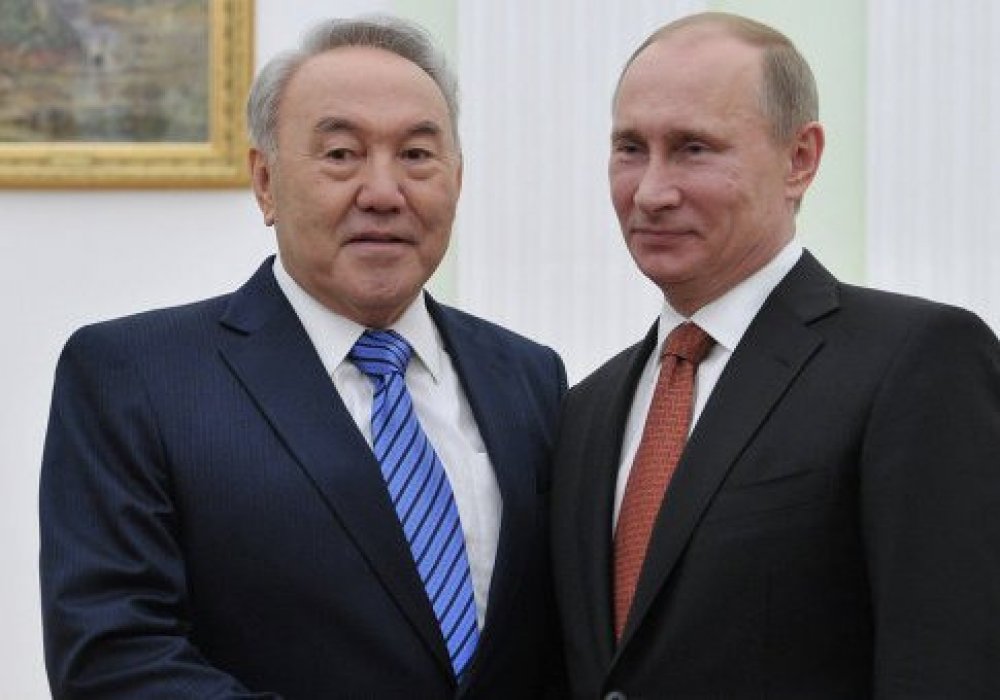 Президенты Казахстана и России. ©РИА Новости