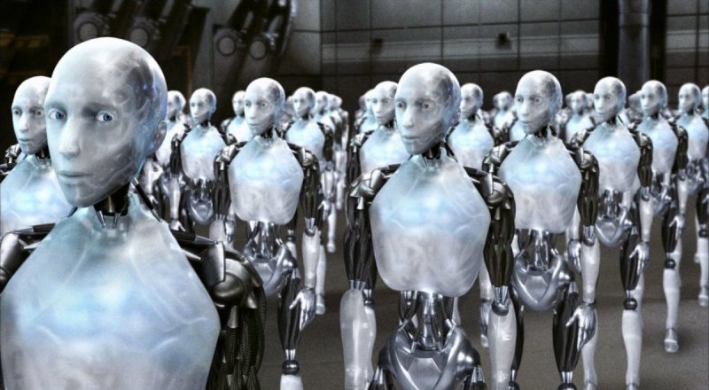 Кадр фильма "Я, робот" (2004)