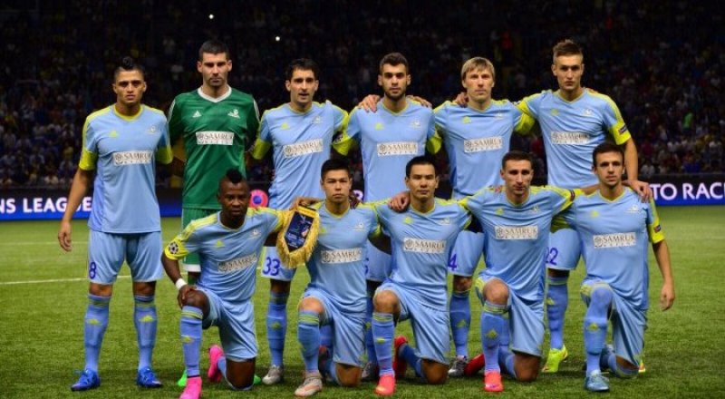 Игроки ФК "Астана". Фото с сайта Vesti.kz.