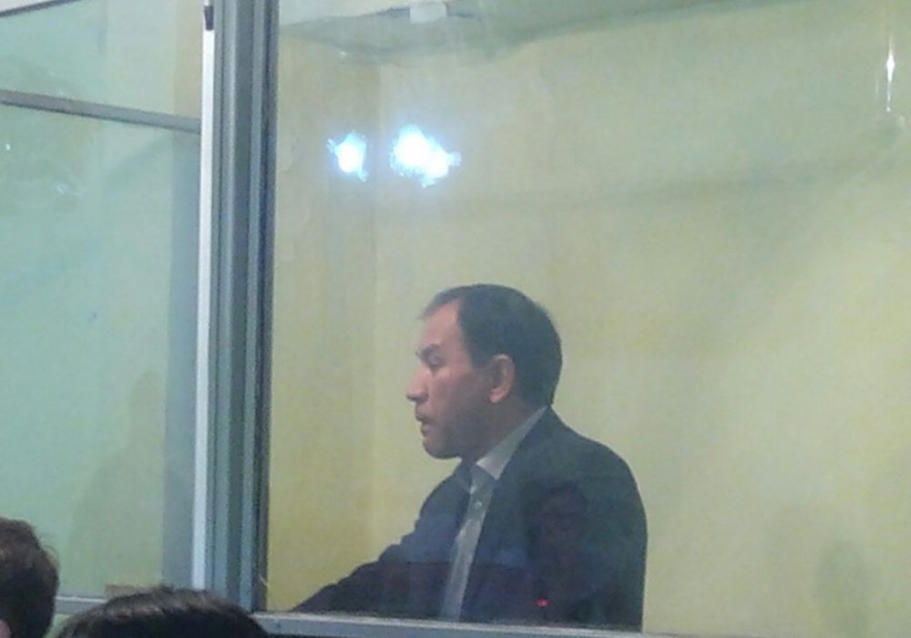 Бауржан Абдишев в зале суда. Фото © Tengrinews.kz