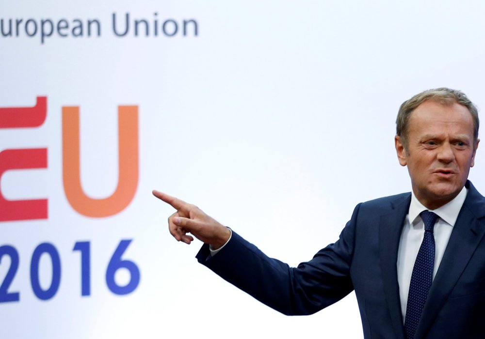 Председатель Евросовета Дональд Туск. Фото © REUTERS