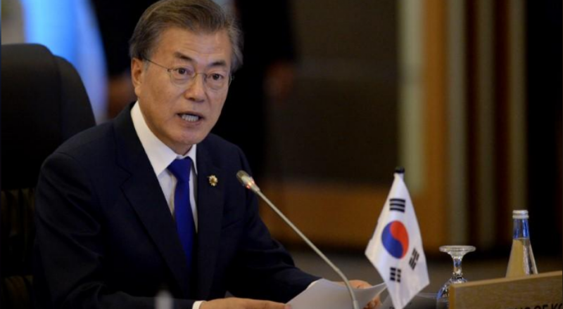 Президент Южной Кореи Мун Чжэ Ин. Фото: REUTERS