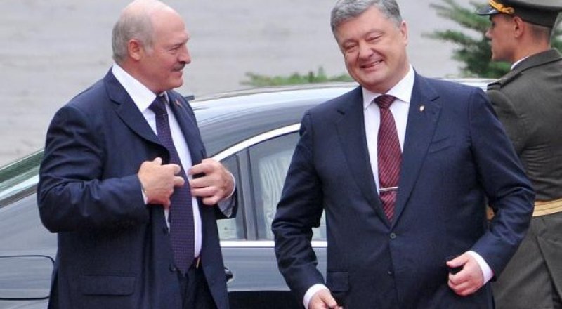 Александр Лукашенко и Петр Порошенко в пятницу провели встречу в Гомеле. © zn.ua
