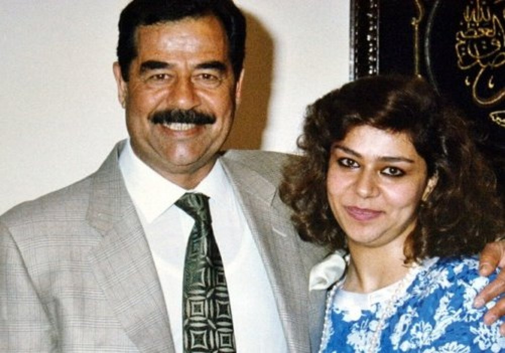 Саддам Хусейн со старшей дочерью Рагад. © Reuters