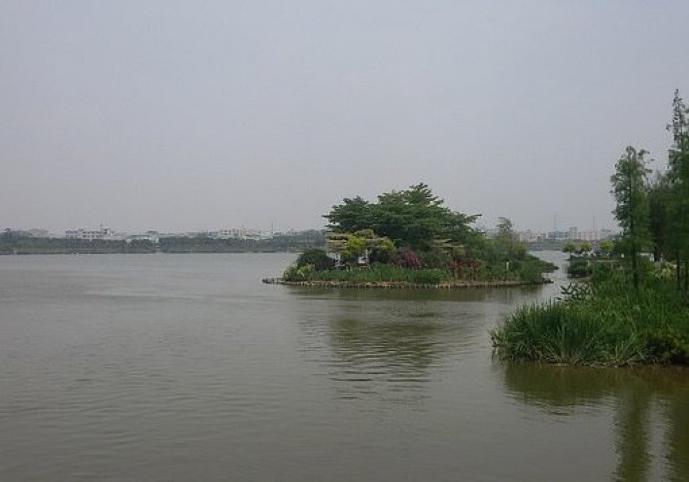 Озеро Байюнь в городском парке Гуанчжоу. © Guangzhou Daily