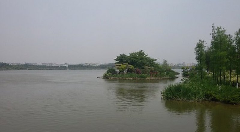 Озеро Байюнь в городском парке Гуанчжоу. © Guangzhou Daily