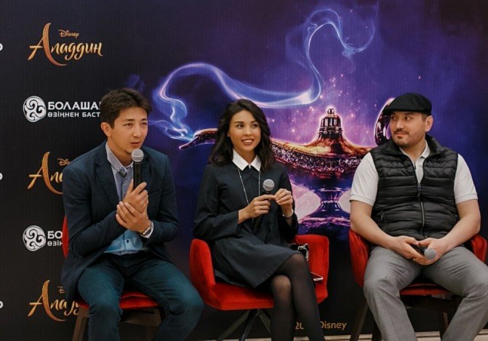  Даурен Сергазин, Динара Султан и Нұрлан Алимжанов (слева направо). Фото предоставлено компанией "Меломан"