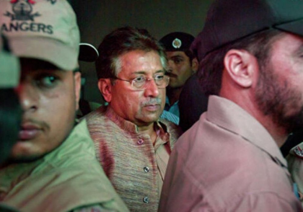 Бывший президент Пакистана Первез Мушарраф в суде в Исламабаде. Фото: Anjum Naveed