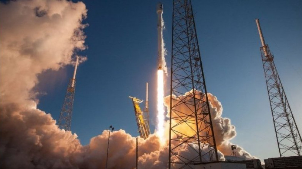 Один из стартов ракеты Falcon 9. Фото Twiter / SpaceX