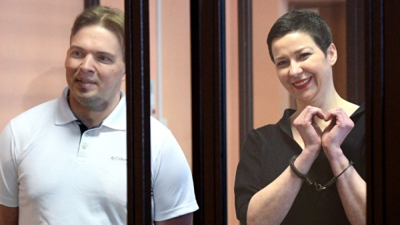 Максим Знак и Мария Колесникова. Фото ©РИА Новости