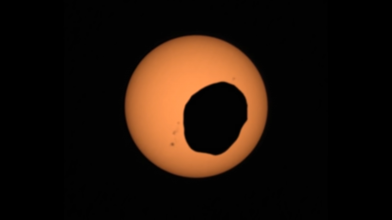 Кадр из видео NASA