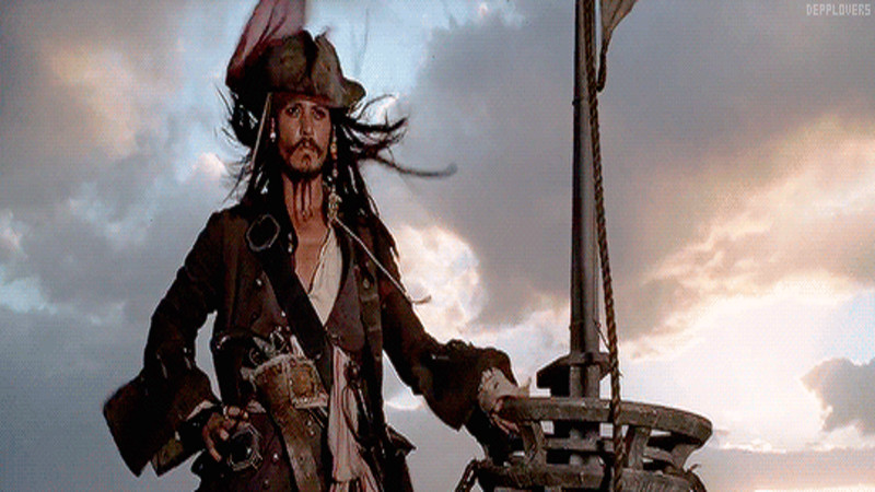 Кадр из фильма "Пираты Карибского моря"