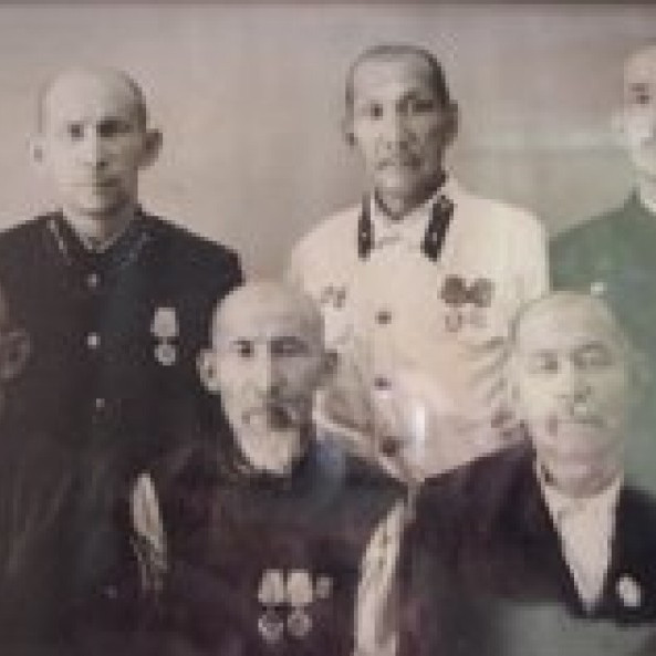 Фото ветерана: Абдрахмановы Муса, Садык, Сыдык, Ыбырай, Абдрей, Мадырей