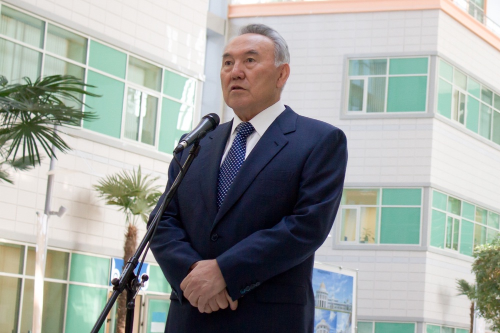 Президент Казахстана в Назарбаев Университете. Фото Даниал Окасов©