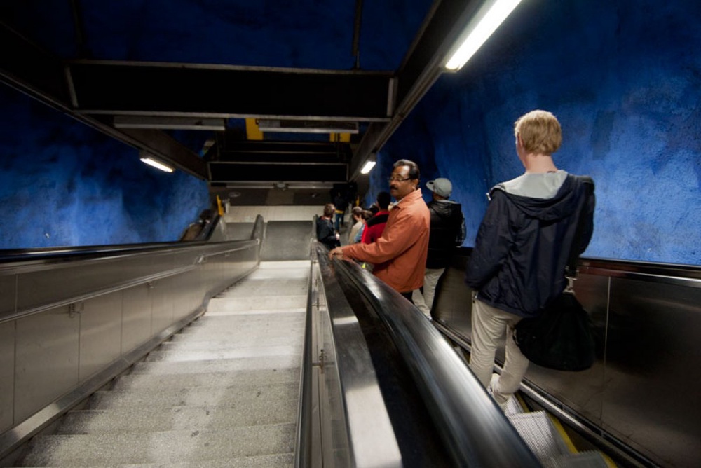 Стокгольмское метро. Фото Екатерины Сисфонтес.