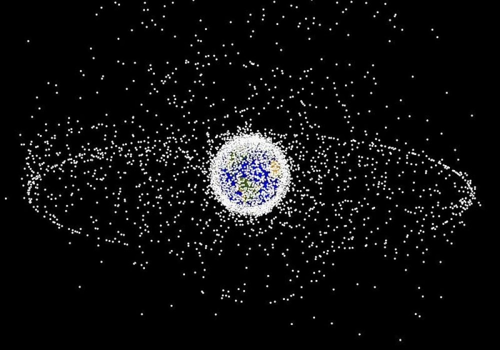 Космический мусор. Иллюстрация NASA