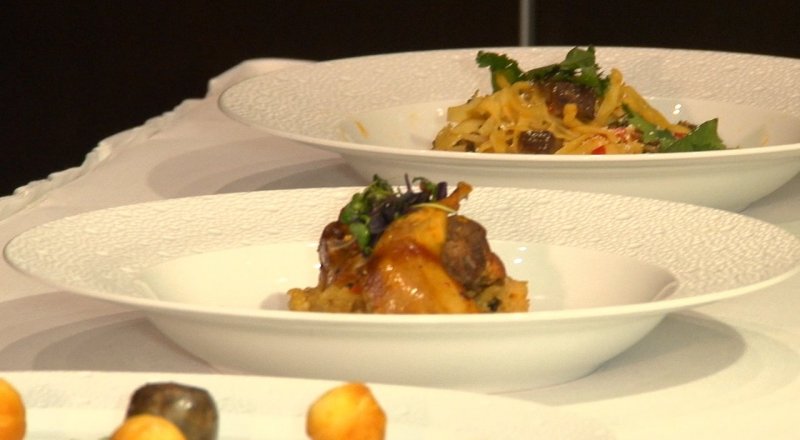 Кадр из видео "Современную казахскую кухню показали в Алматы". © Tengrinews TV