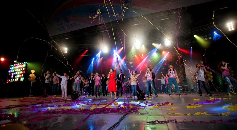Финал "Дети в ритме Мира" в 2015 году. Фото предоставлено организаторами.