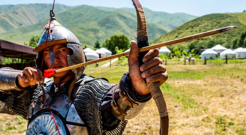 Казахский воин. ©  Андрей Зайцев 